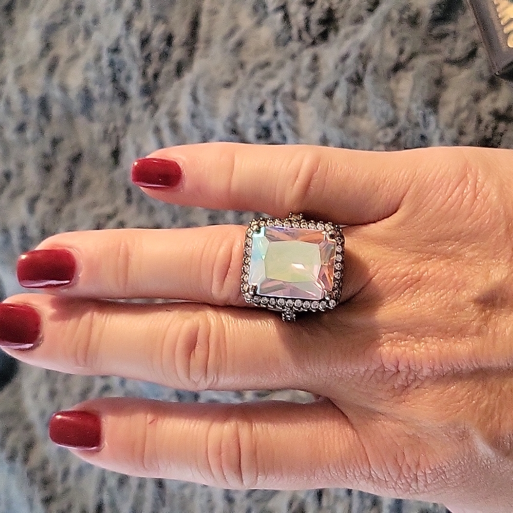 925 Over 18k Gold Seta Ring Gem